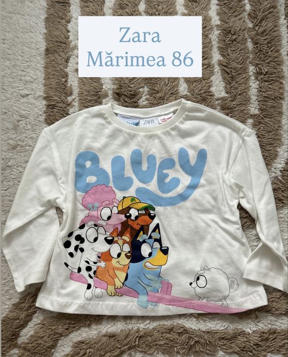 Bluză Bluey și Bingo Zara mărimea 86