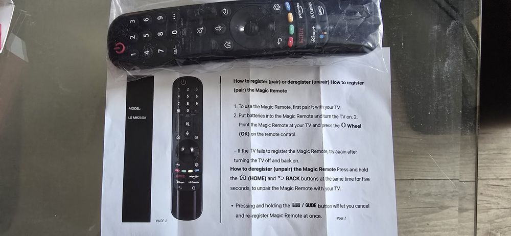 Дистанционно управление Magic remote за телевизор LG MR22GA