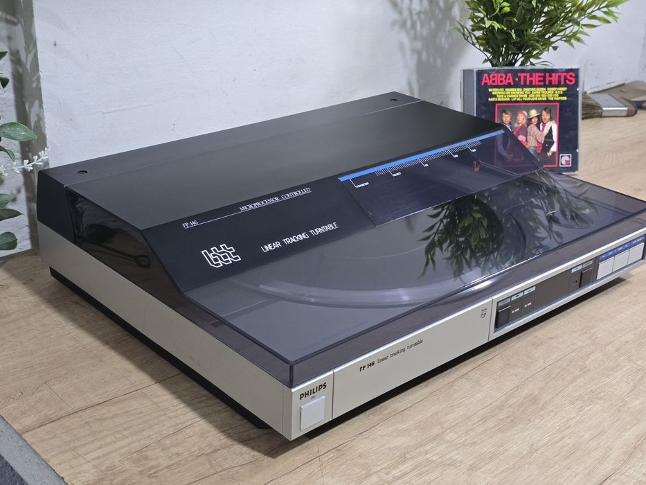 Pick-up PHILIPS FP-146, linear tracking, full digital, hifi vintage