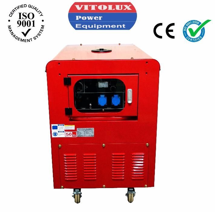 12.5 KVA Монофазни Обезшумени Бензинови Генератори с пълна Aвтоматика