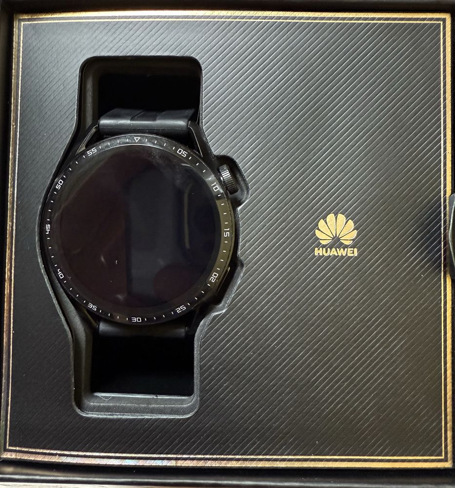 Смарт часовник Huawei Watch GT3, 46 mm, Fluoroelastomer Strap, Black