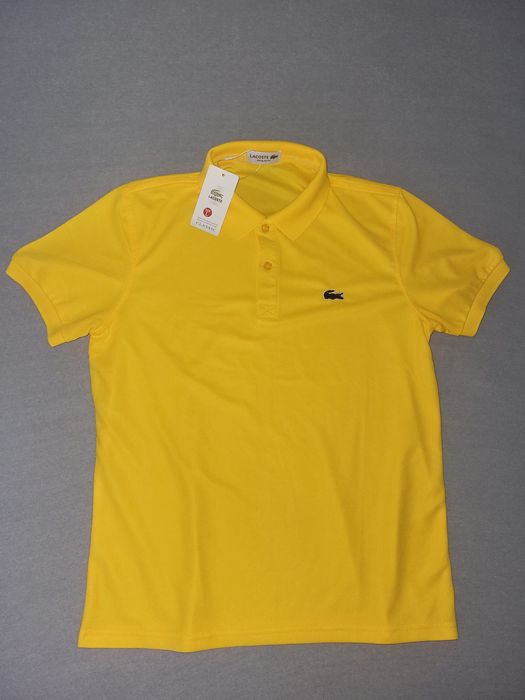 Lacoste жълта тениска