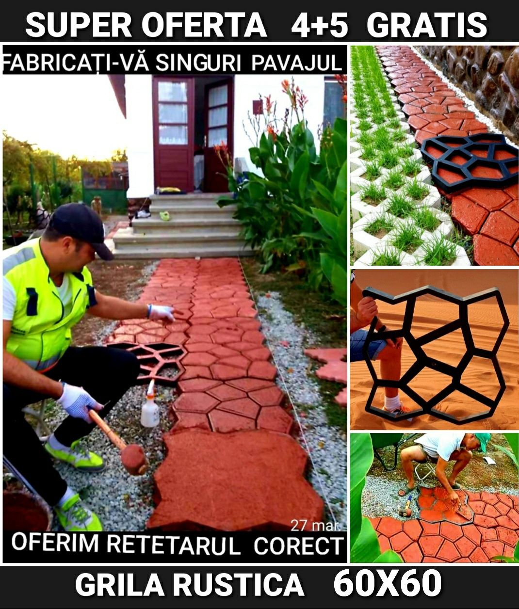 PROMOTIA SEZONULUI matrite pavaj meserias constructi pavele beton dal