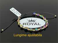 Bijuteria Royal CB : Bratara cu snur bile aur 14k 3,67 grame