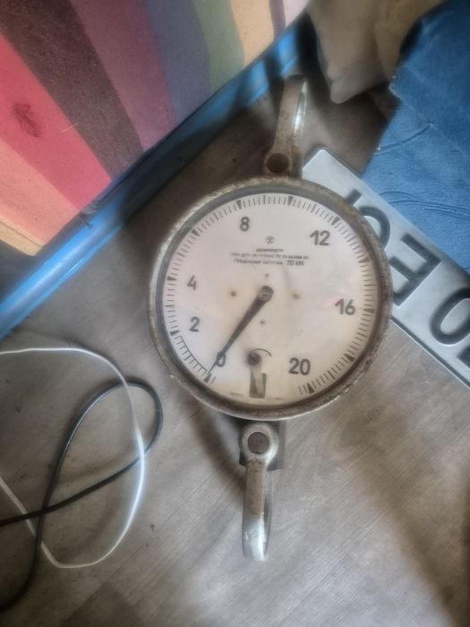 Весы крановые механические производство СССР