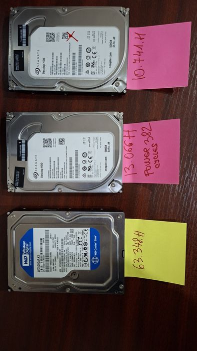 Pachet 3HDD uri de 500gb la oferta 100 lei,, 3.5 inch