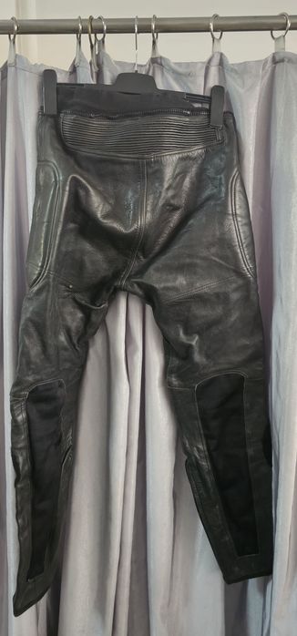 Pantaloni moto piele talie 41 cm