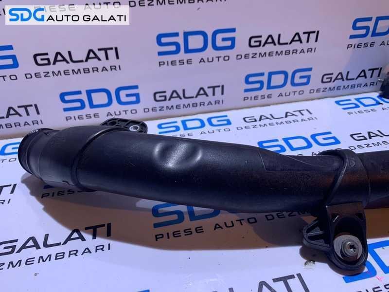 Conducta Presiune Aer Radiator Intercooler Turbo Turbina Turbosuflanta Audi A3 8P 2.0 TDI CBAA CBAB CBBB CFFA CFFB CLJA 2004 - 2013 Cod 5N0145840F 1K0145840AB