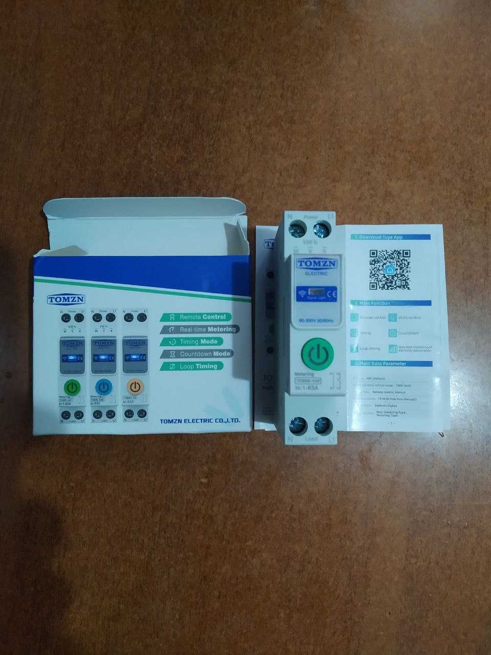 Умный автоматический выключатель WiFi  Алиса , Smart Life 63А