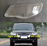 Set Sticle Sticla Far Faruri Lentile Geam Capac Vw Touareg 2007-2010