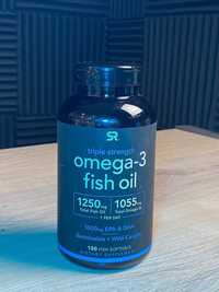 Sport research Omega 3 fish oil triple strength 150 kapsula Омега-3