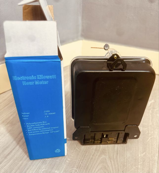 Contor electric electronic, anti-magnet, consum redus, nou sigilat