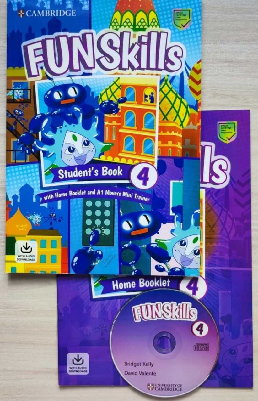 Доставка. Fun Skills 1, 2, 3, 4, 5, 6 Students book+Home Booklet