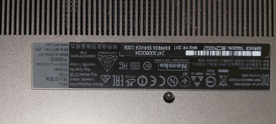 Laptop  DEEL  vostro...