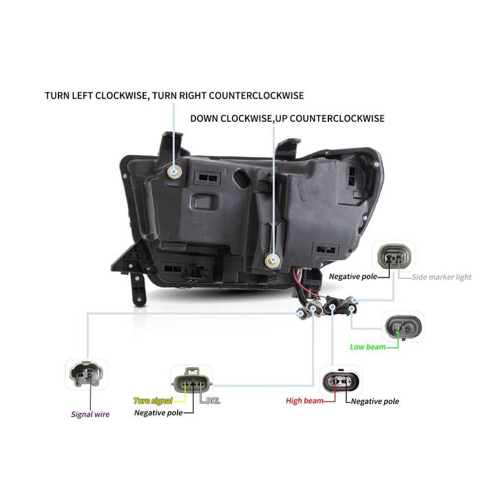 Комплект LED фарове за Toyota Sequoia 2008-2020 и Tundra 2007-2013