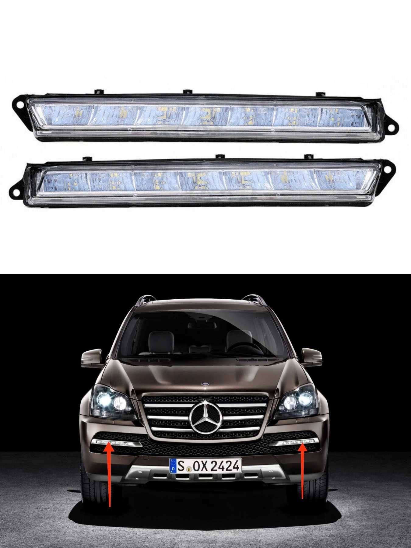 Дневни светлини LED  DRL Mercedes W164 GL X164