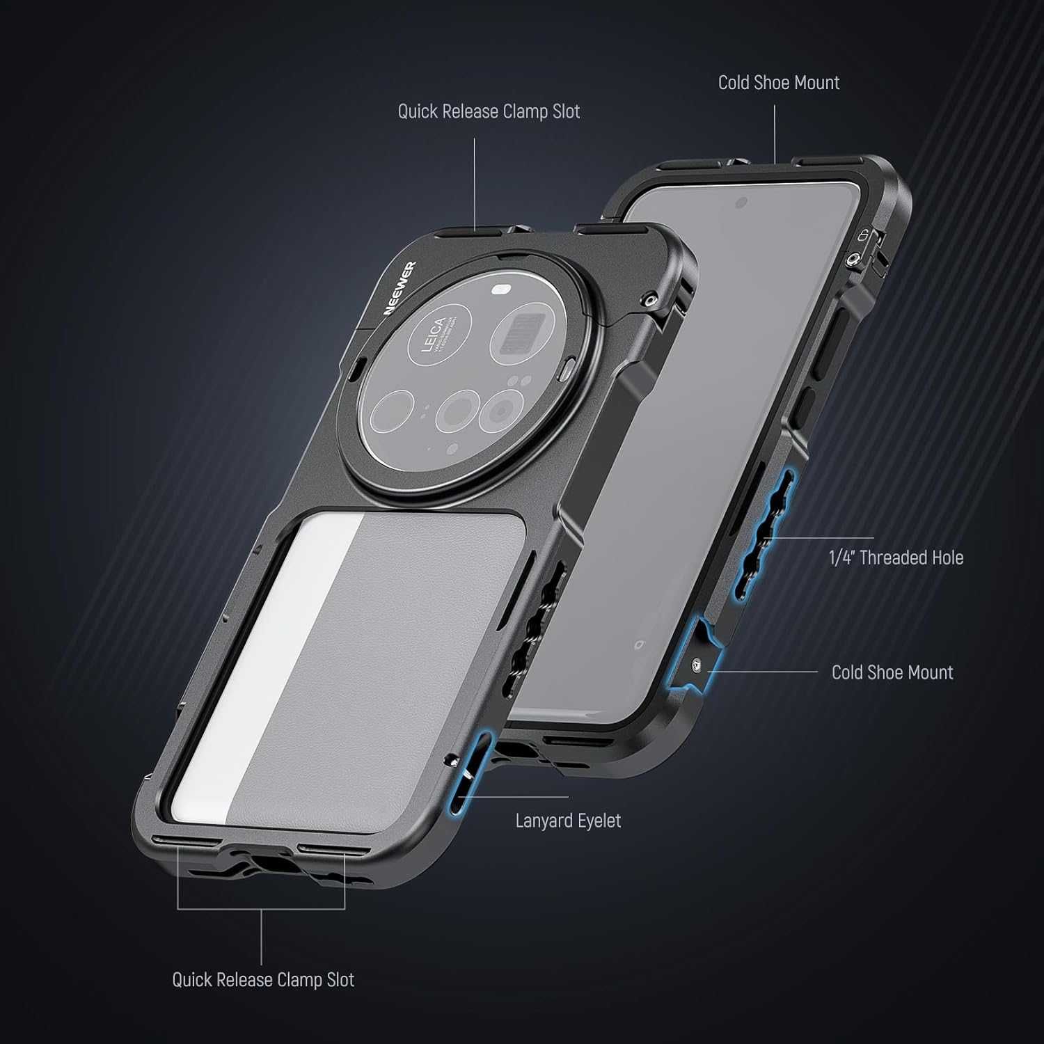 NEEWER 15 Ultra Cage, Калъф с бързо освобождаване за Xiaomi 15 Ultra