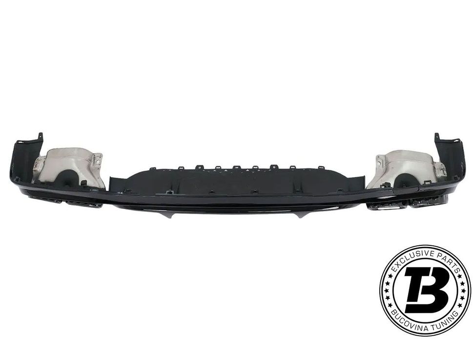 Difuzor Bara Spate cu Ornamente compatibil cu Mercedes E Class W213 Facelift E63 Design