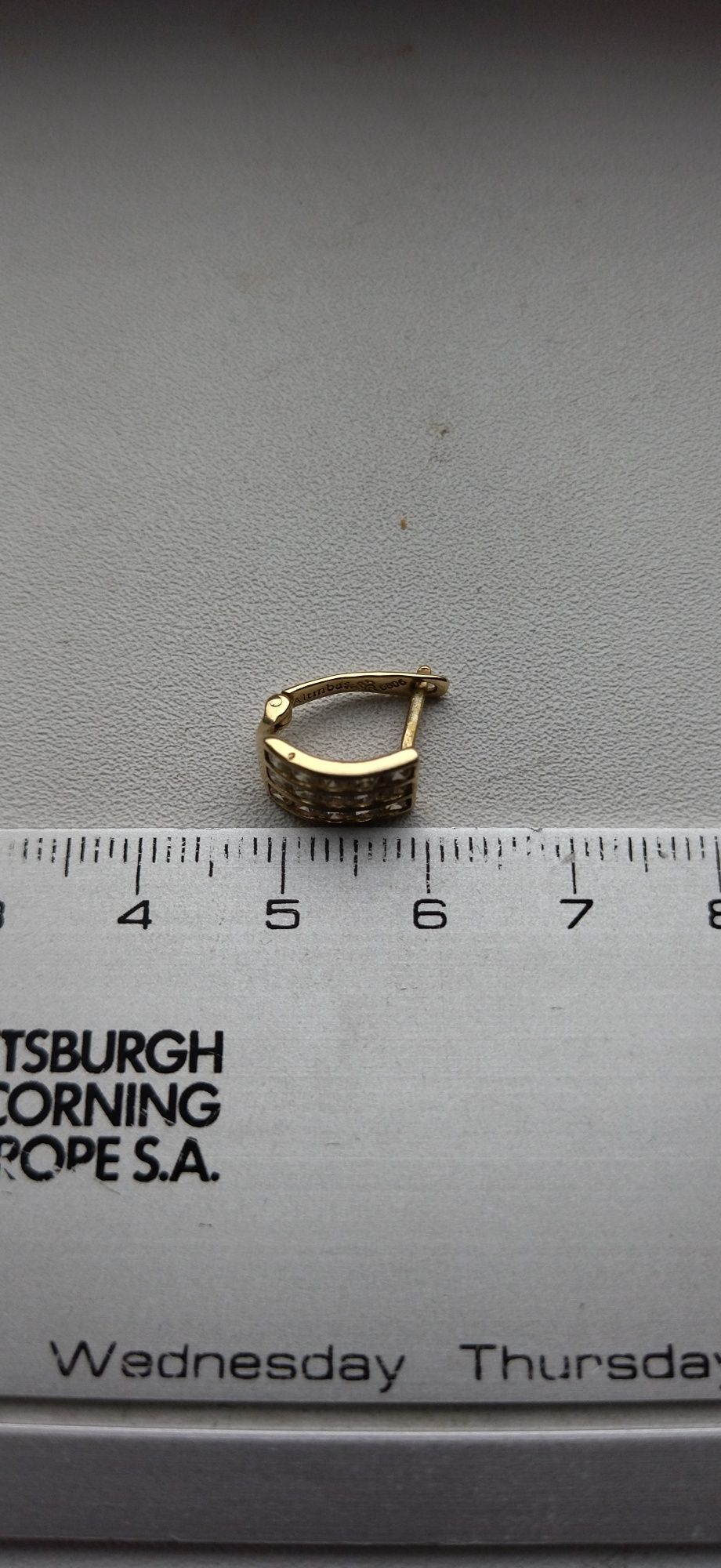 Set inel și cercei de aur 14k, 5.86g