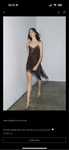 Rochie asimetrica dantela Zara masura XS