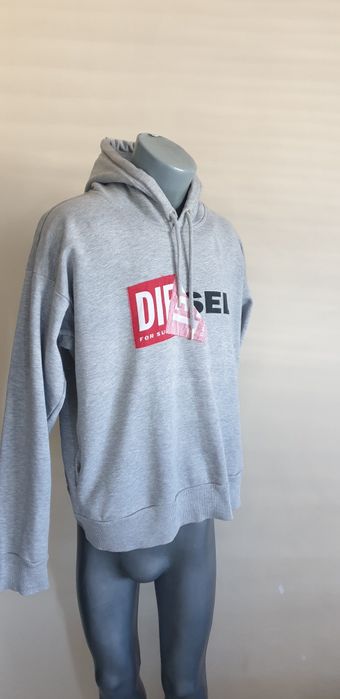 Diesel Oversize Hoodie Cotton Mens Size S - М ОРИГИНАЛ! Мъжки Суичър