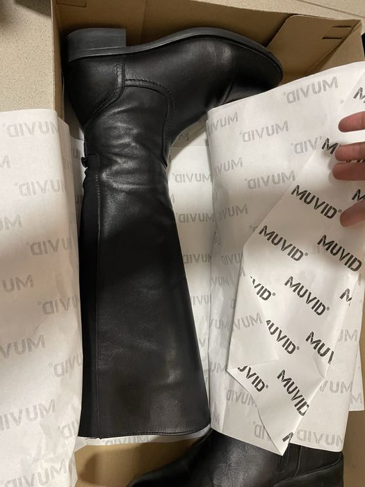 Дамски ботуши от естествена кожа Muvid shoes