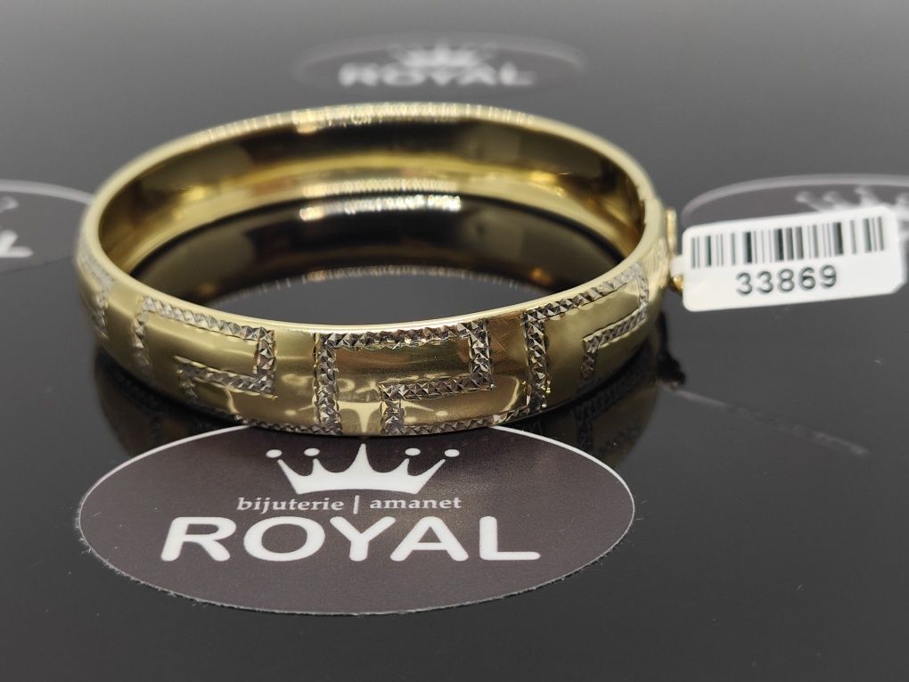 Bijuteria Royal: Brățară fixa aur 14k/9.98 gr