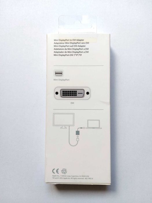 Adaptor Apple original MiniDisplay Port la DVI