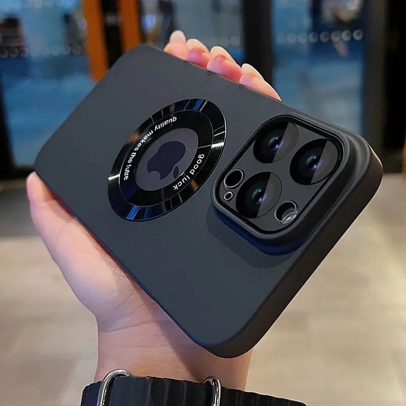 Луксозен черен Кейс за Iphone 15 Pro Max