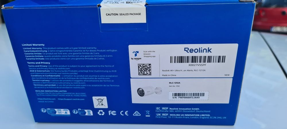 Camera de supraveghere Reolink RLC-1212A;