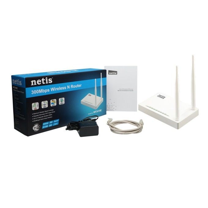 Рутер Netis WF2419E, 300Mbps, 2.4GHz(300 Mbps), Wireless N, 4x LAN 100