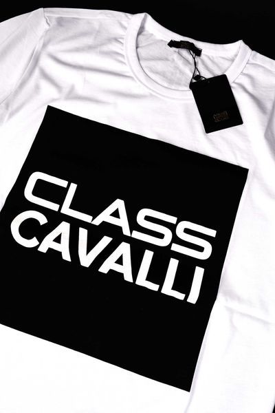 ПРОМО Roberto Cavalli Class XL-Оригинална бяла тениска