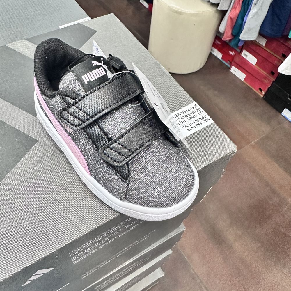 26;27 Puma Smash V2 Glitz | Детски кецове