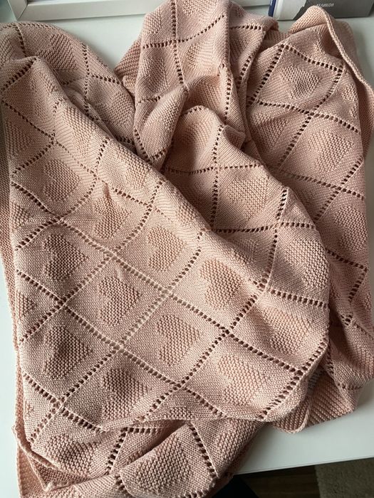 Бебешка плетена пелена / одеало