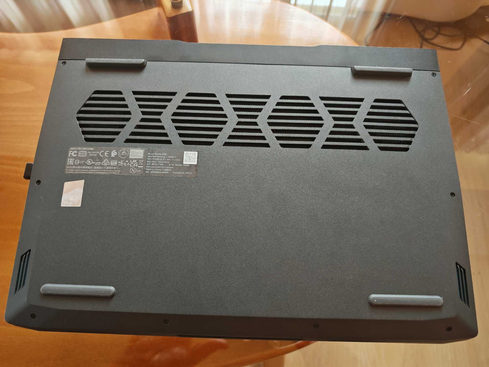 Lenovo IdeaPad Gaming 3 15ARH7,  Ryzen 5 7535HS, NVIDIA RTX 3050 6GB