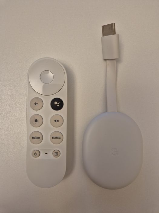 Google Chromecast TV, 4K, HDMI, Bluetooth, Wi-Fi, Alb