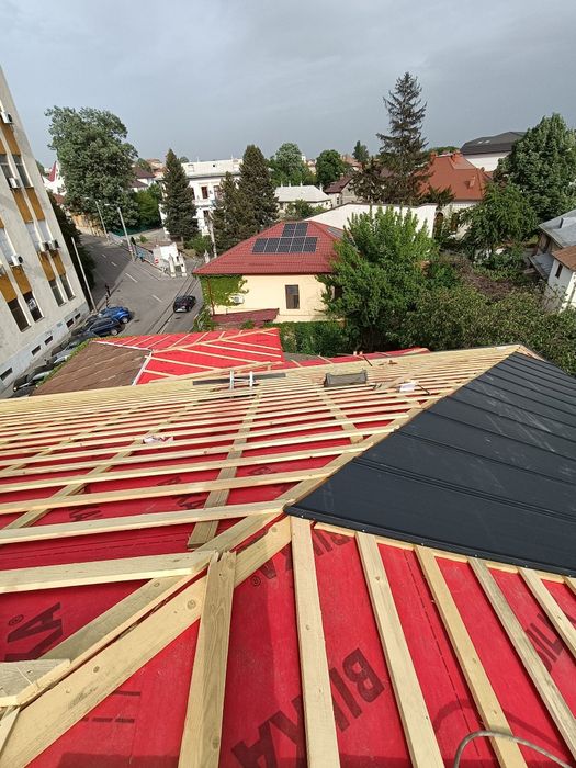 Acoperișuri dulgherie montaj tabla orice model reparații