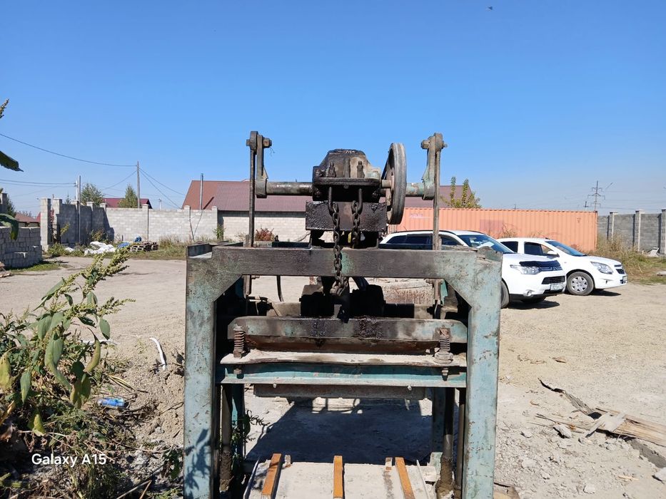 Пескаблочный станок