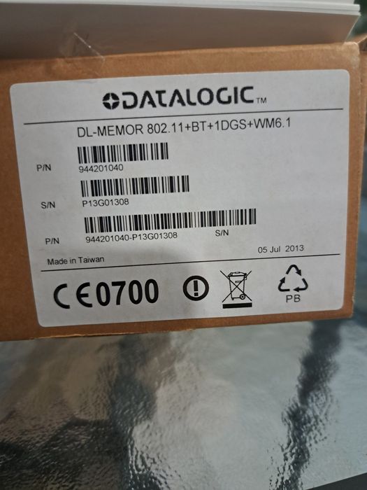 Scaner de coduri de bare Datalogic DL-MEMOR 802.11g+BT+1DGS+WM6.1