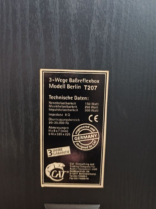 Boxe Cat Berlin T207