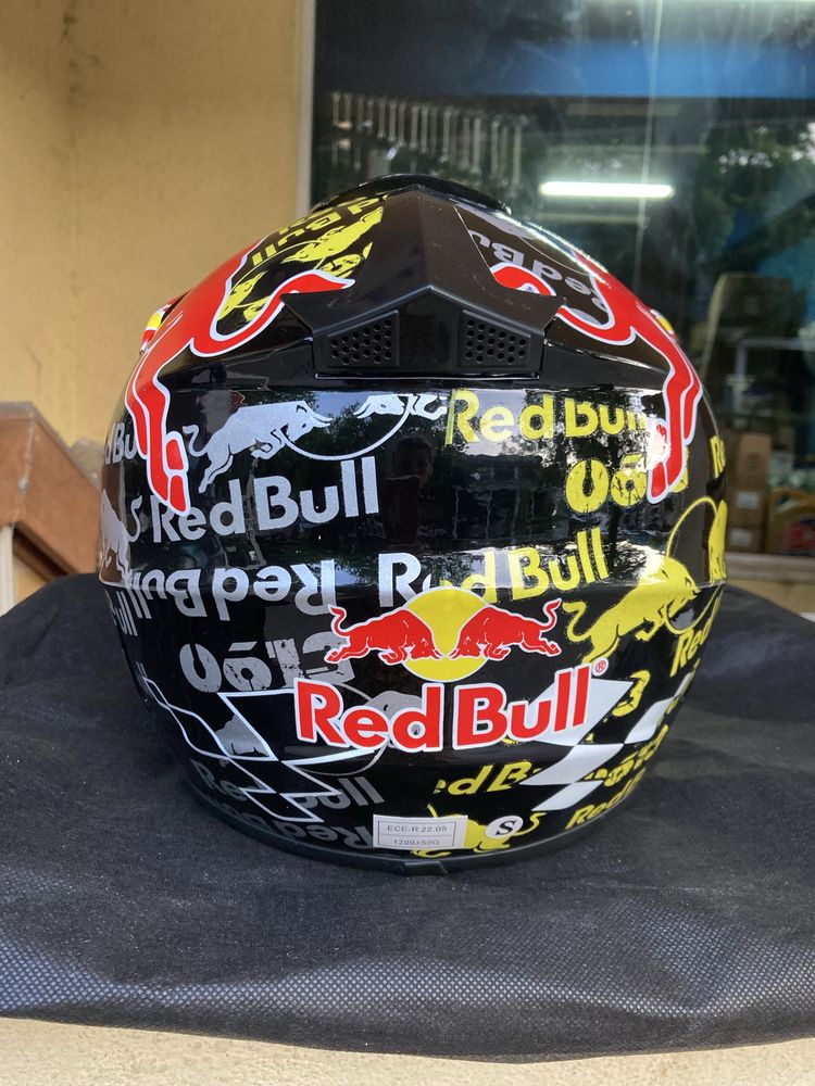 Нова кросова каска RedBull M, Л, Хл/ каска крос, редбул, офроуд, крос