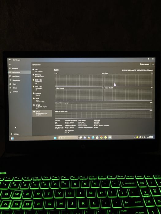 Hp pavilion gaming 15 Gtx-1060 + i7 8700