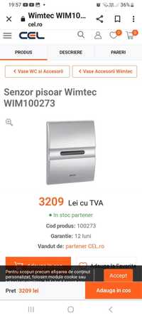 2x Senzor pisoar Wimtec WIM100273