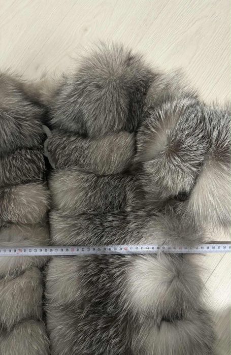 Blană naturală gri 6in1