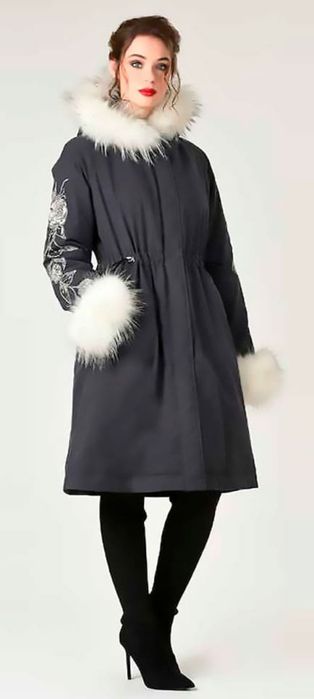 Новая зимняя парка, пальто, куртка, пуховик  Florence Mode Италия 46-