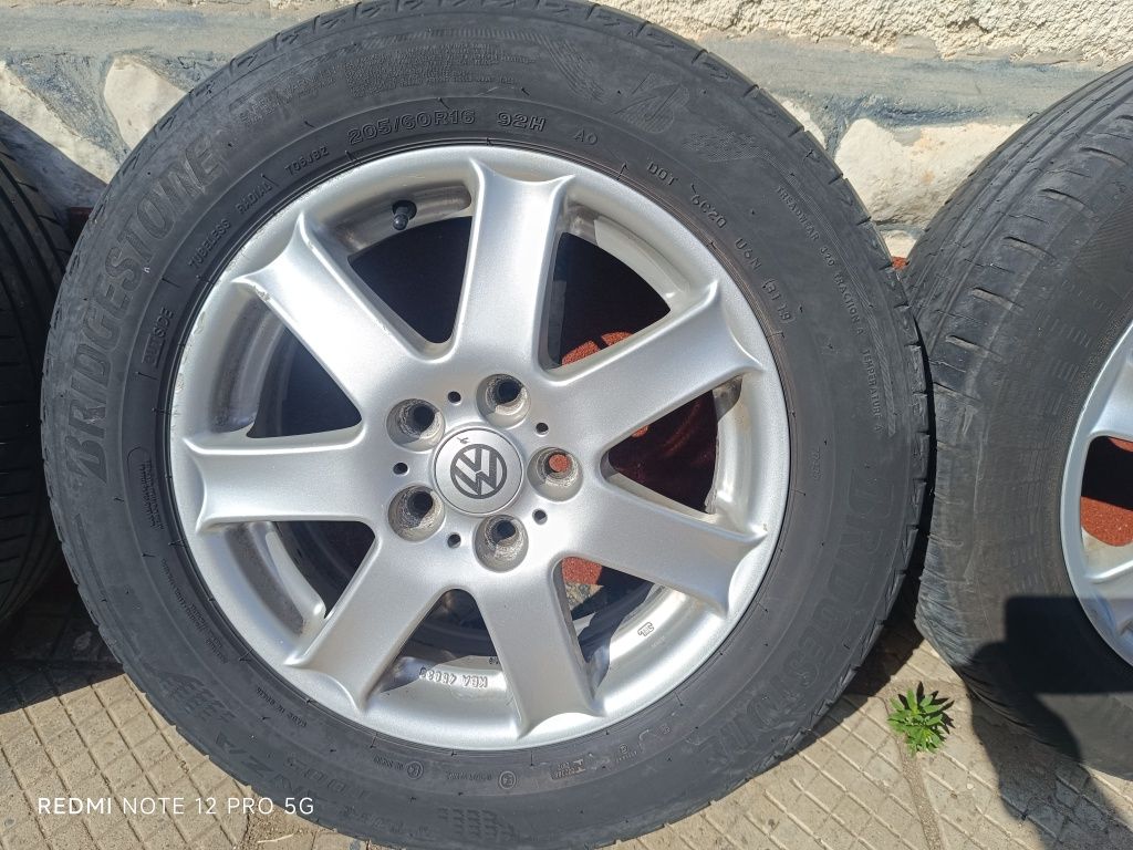 Алуминиеви джанти rial R 16 5/112  с летну гуми  205 60 16