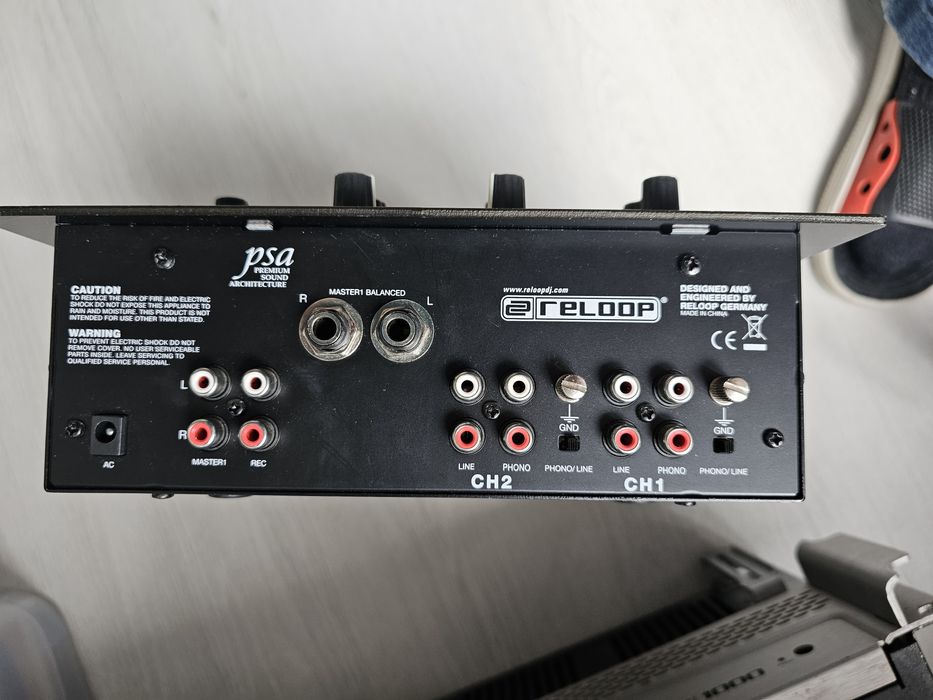 Mixer dj Reloop RMX20 Blackfire