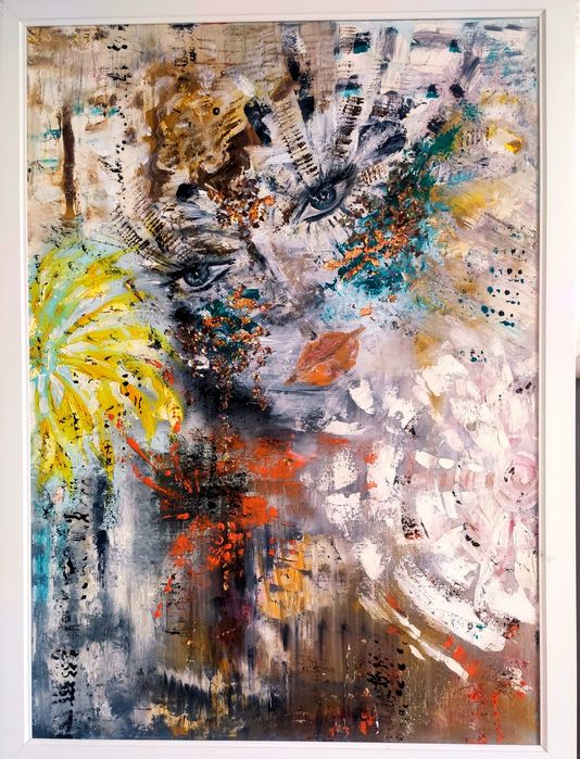 Авторска картина, ръчно рисувана, маслени бои