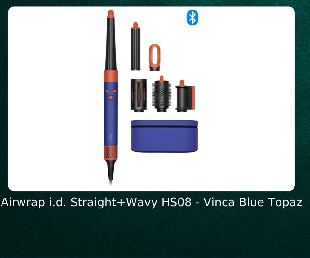HS 08 Dyson stayler airwrap.Vinka blue.Jasper.Red velvet.Bronz.Patina