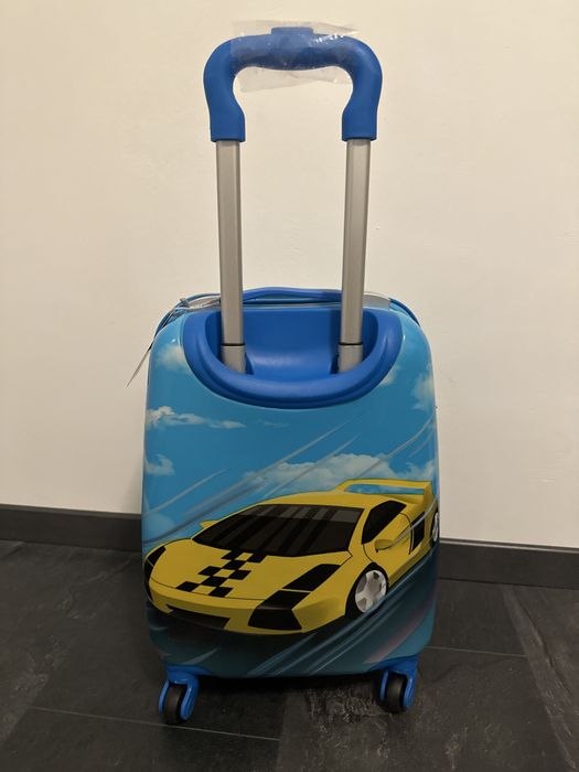 Troler/geamantan de copii pe 4 roți